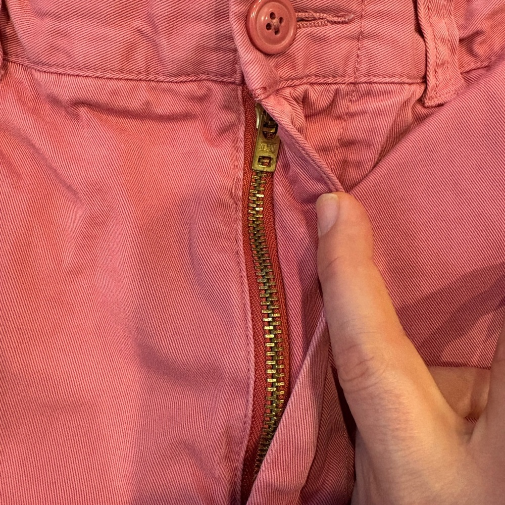 J. Crew Stanton Short Light Red/salmon 32” waist. 7” inseam - Picture 6 of 8